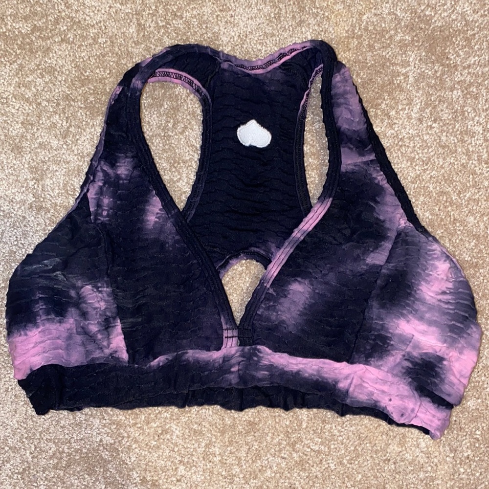 BBB Pink Tie Dye Sports Bra
